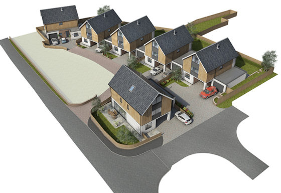 Award-winning new build development in Llangrove, Monmouth