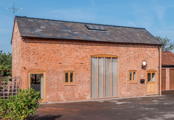 A former coach house converted to holiday home.