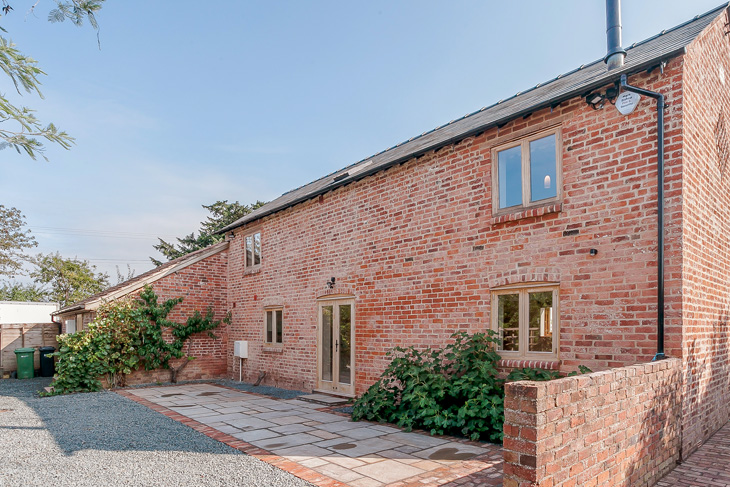 A former coach house converted to holiday home.
