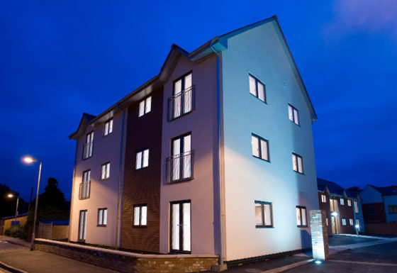 A new build residential development of 13 apartments